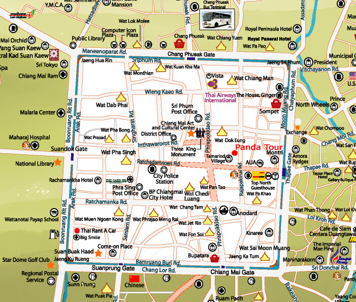 Mapa Chiang Mai